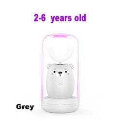 Kid Sonic Rechargeable Electric Toothbrush Automatic 360 degree toothbrush ultrasonic soft silicone electric children toothbrush