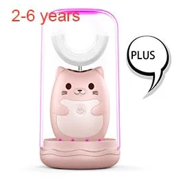 Kid Sonic Rechargeable Electric Toothbrush Automatic 360 degree toothbrush ultrasonic soft silicone electric children toothbrush