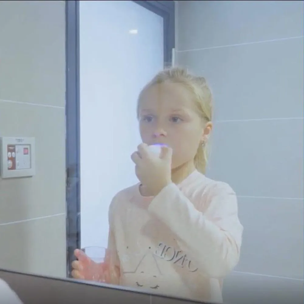 Kid Sonic Rechargeable Electric Toothbrush Automatic 360 degree toothbrush ultrasonic soft silicone electric children toothbrush