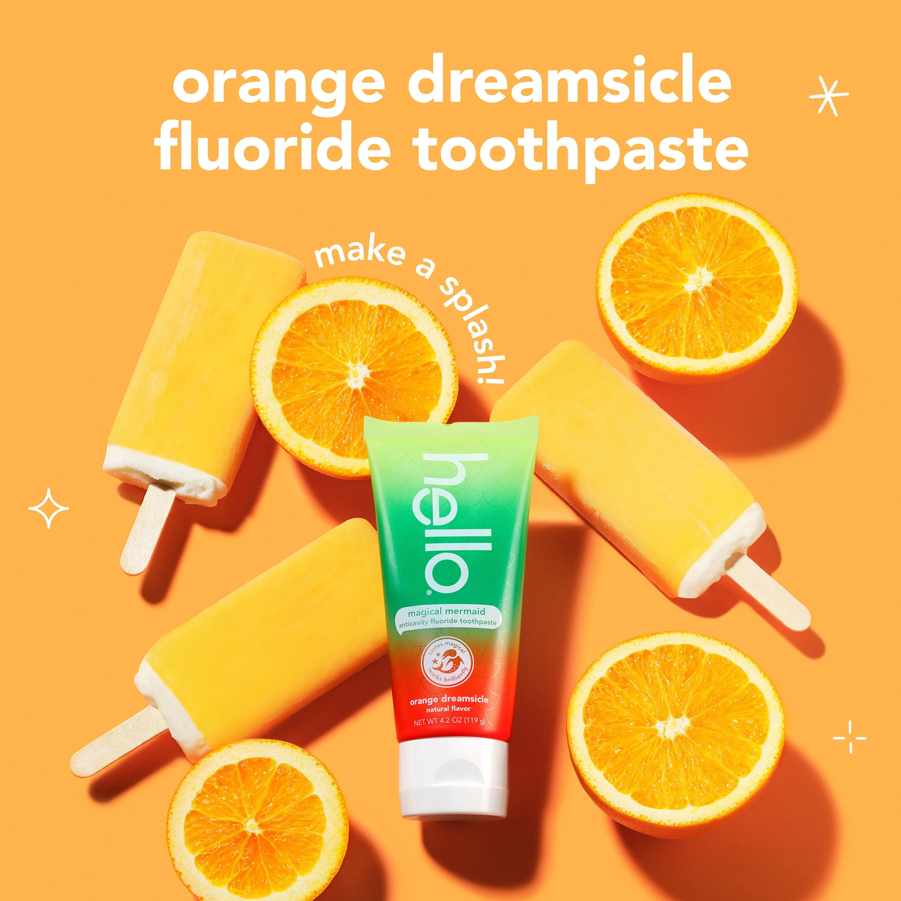 kids magical mermaid fluoride toothpaste