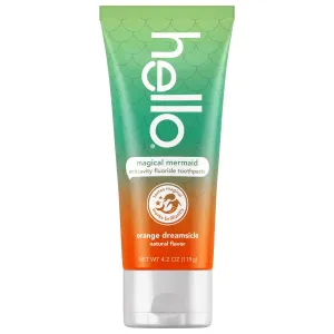 kids magical mermaid fluoride toothpaste