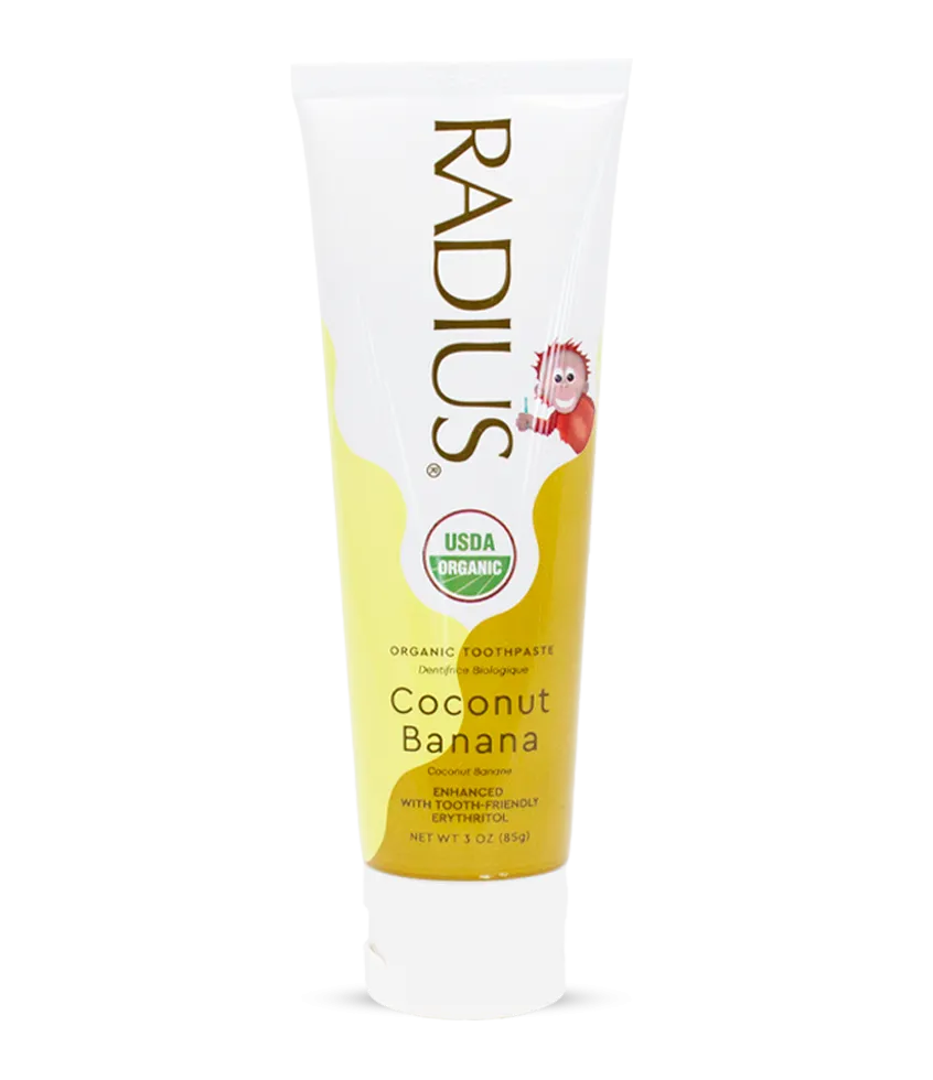 Kids USDA Organic Coconut Banana Toothpaste