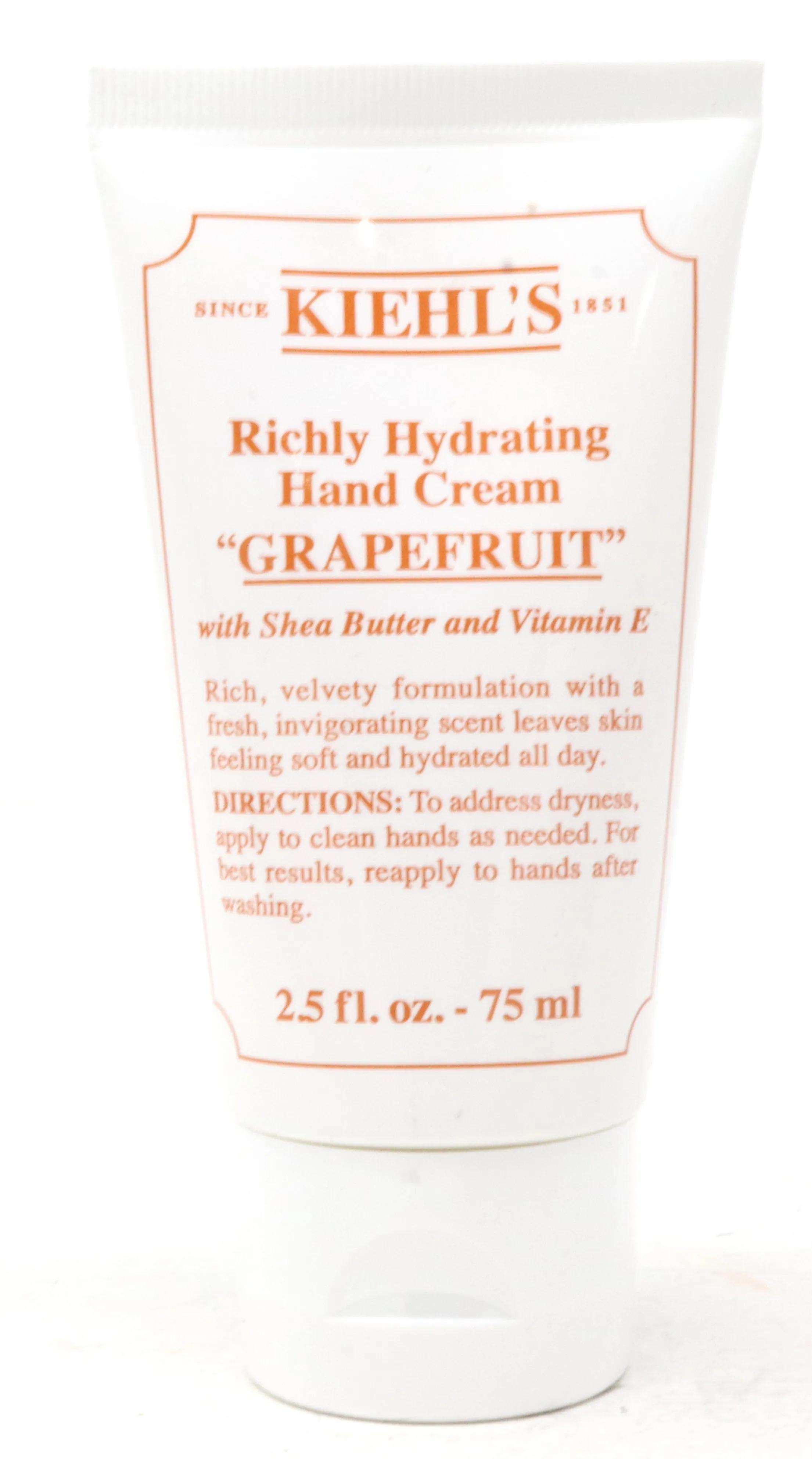 Kiehl's Richly Hydrating Hand Cream Grapefruit  2.5oz/75ml New