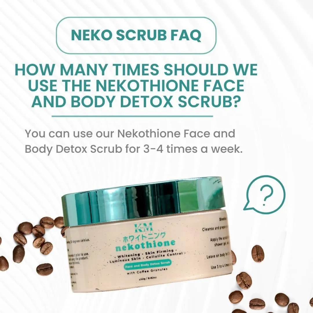 KM - Nekothione Face and Body Detox Scrub 250g