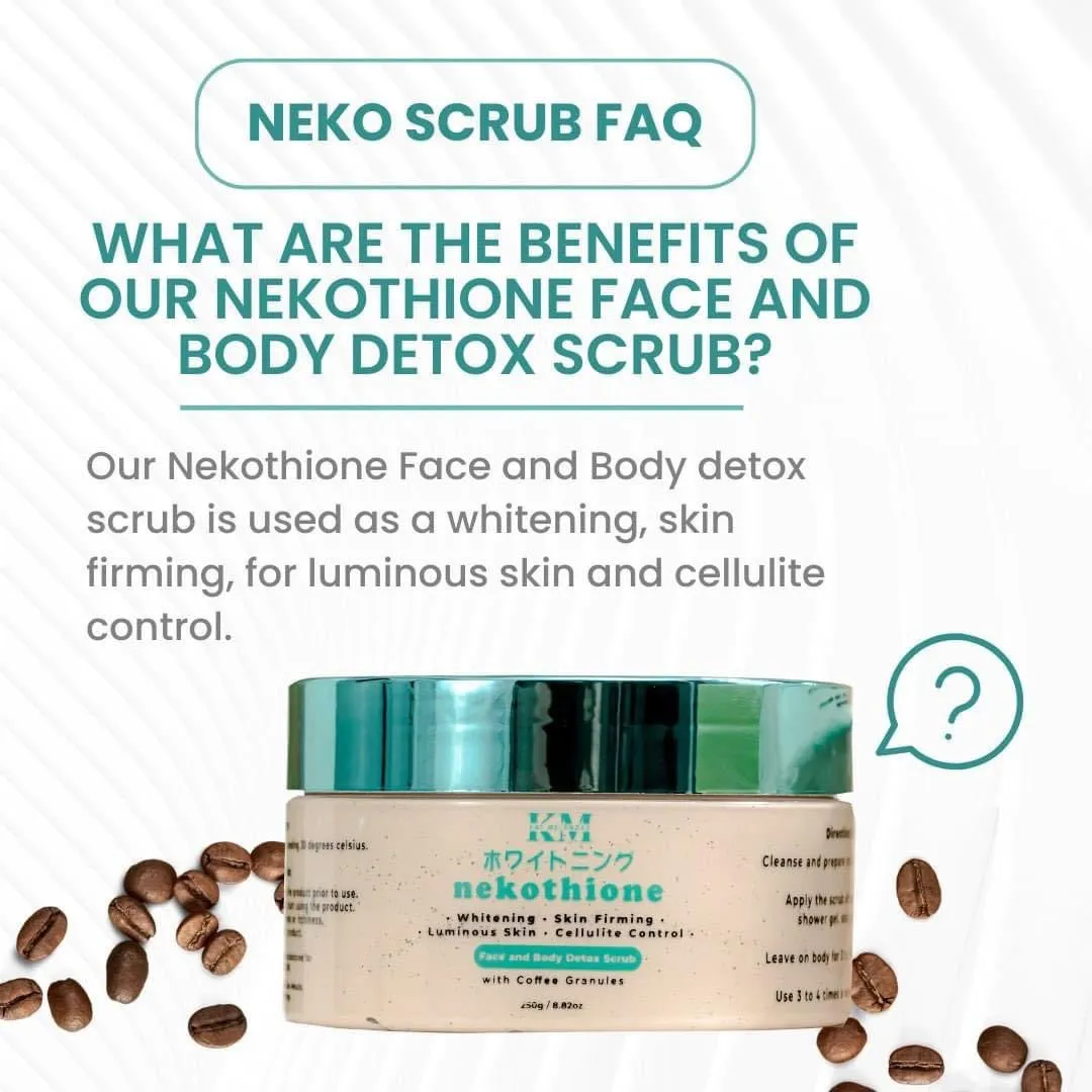 KM - Nekothione Face and Body Detox Scrub 250g