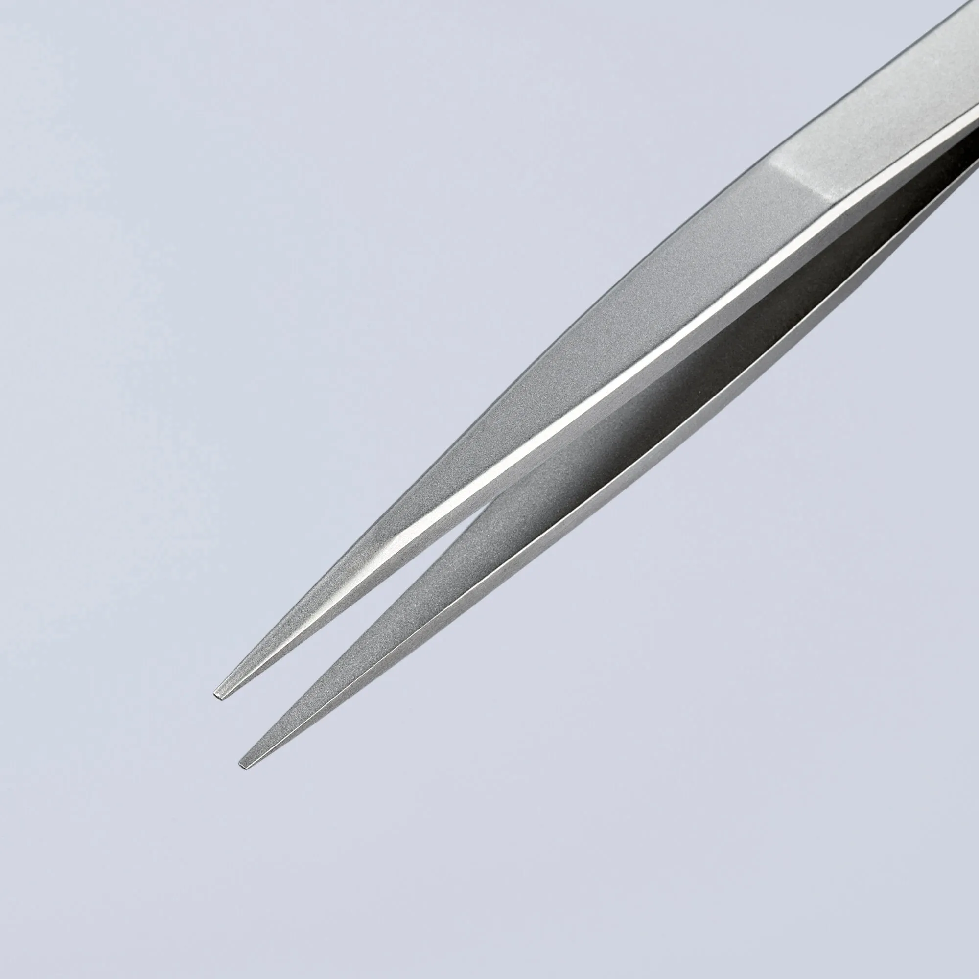 Knipex 92 21 01 4 3/4" Premium Stainless Steel Gripping Tweezers-Pointed Tips