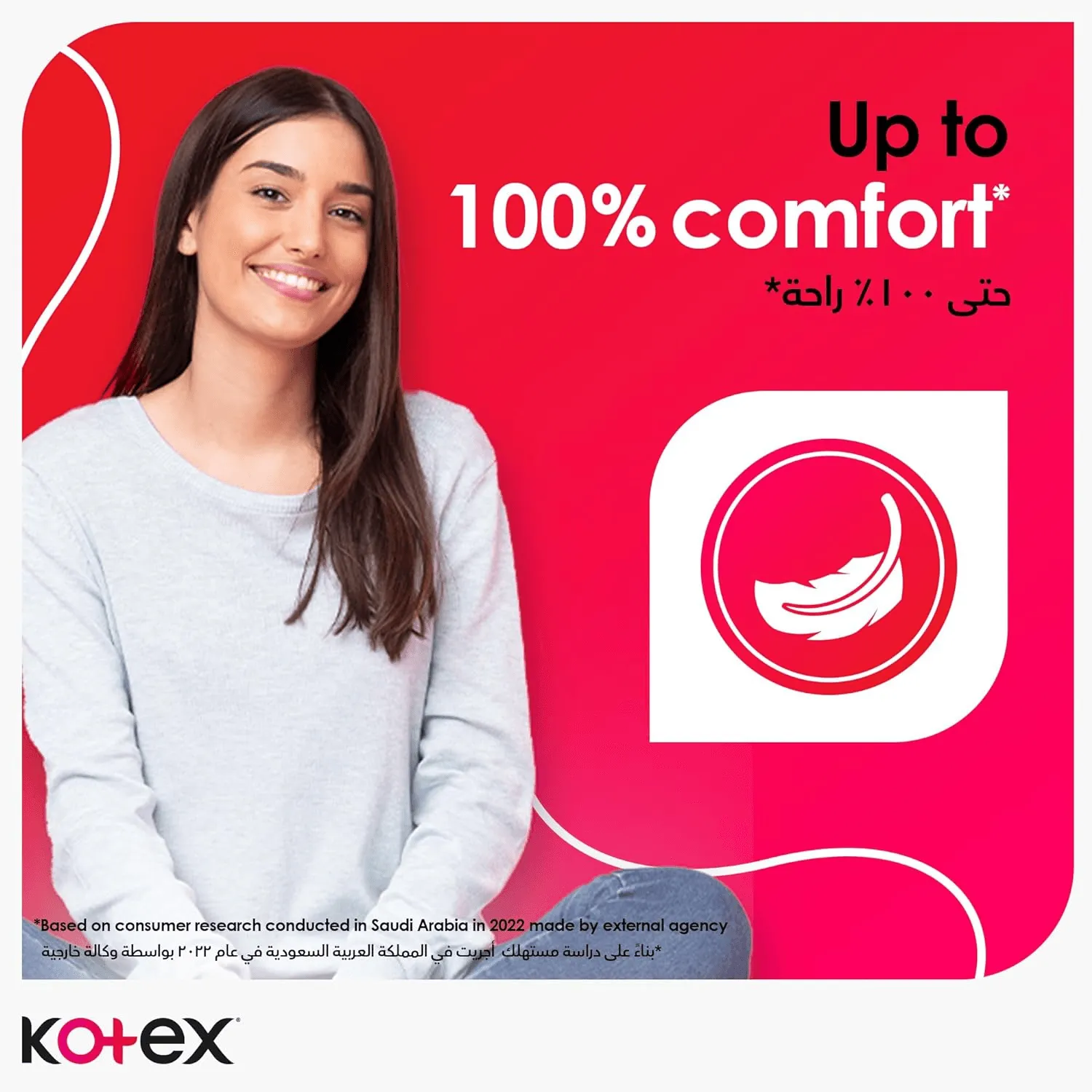 Kotex Maxi Protect Thick Pads Super Size With Wings - 30 Pads
