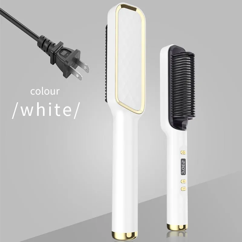 Lady Glams Electric Hot Comb Multi-functional Straight Hair Straightener Comb