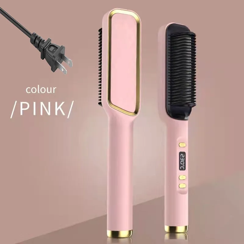 Lady Glams Electric Hot Comb Multi-functional Straight Hair Straightener Comb