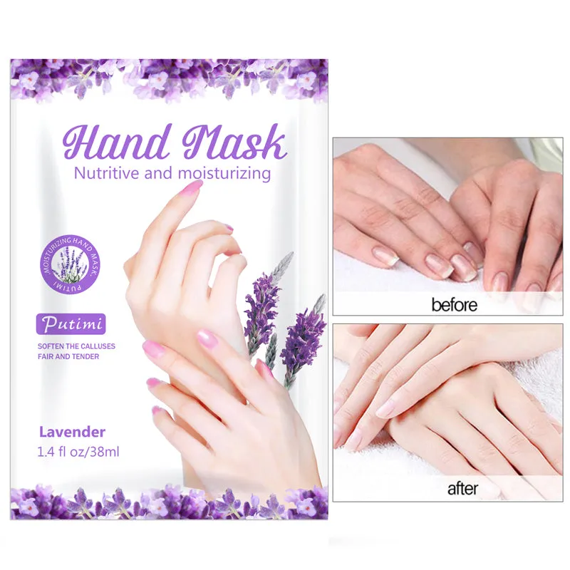 Lavender Hand Mask Gloves Horny Hand Mask Cross-Border
