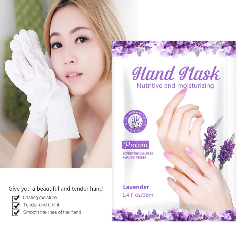 Lavender Hand Mask Gloves Horny Hand Mask Cross-Border