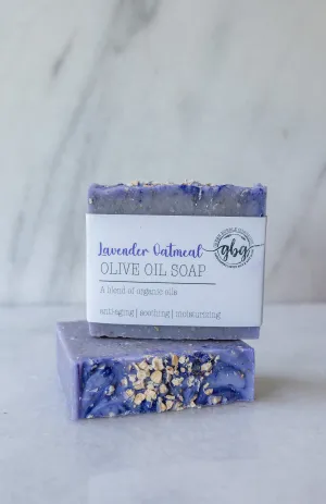 Lavender Oatmeal Olive Oil Soap