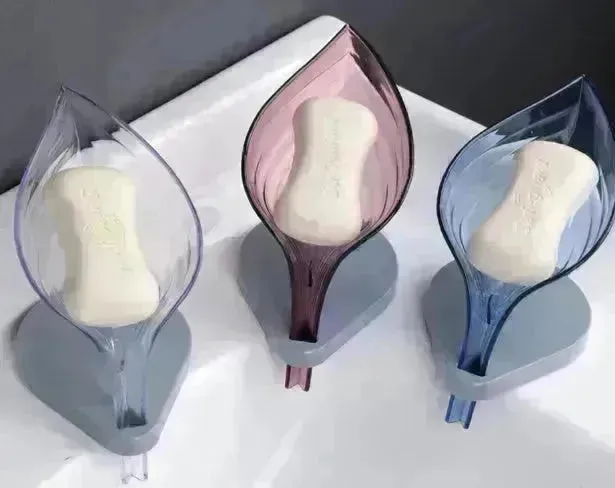 Leaf shaped Suction Soap dish