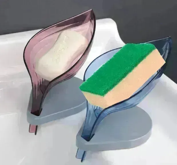 Leaf shaped Suction Soap dish