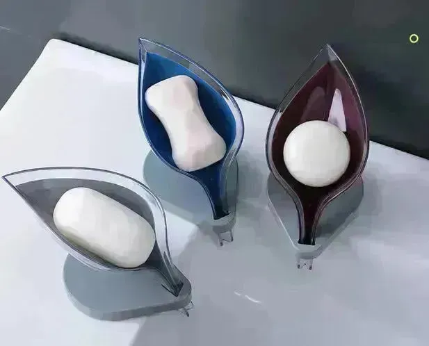 Leaf shaped Suction Soap dish