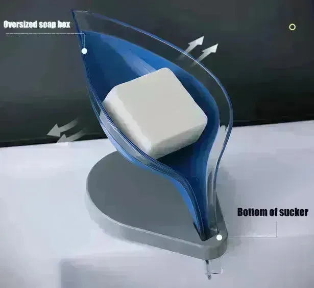 Leaf shaped Suction Soap dish