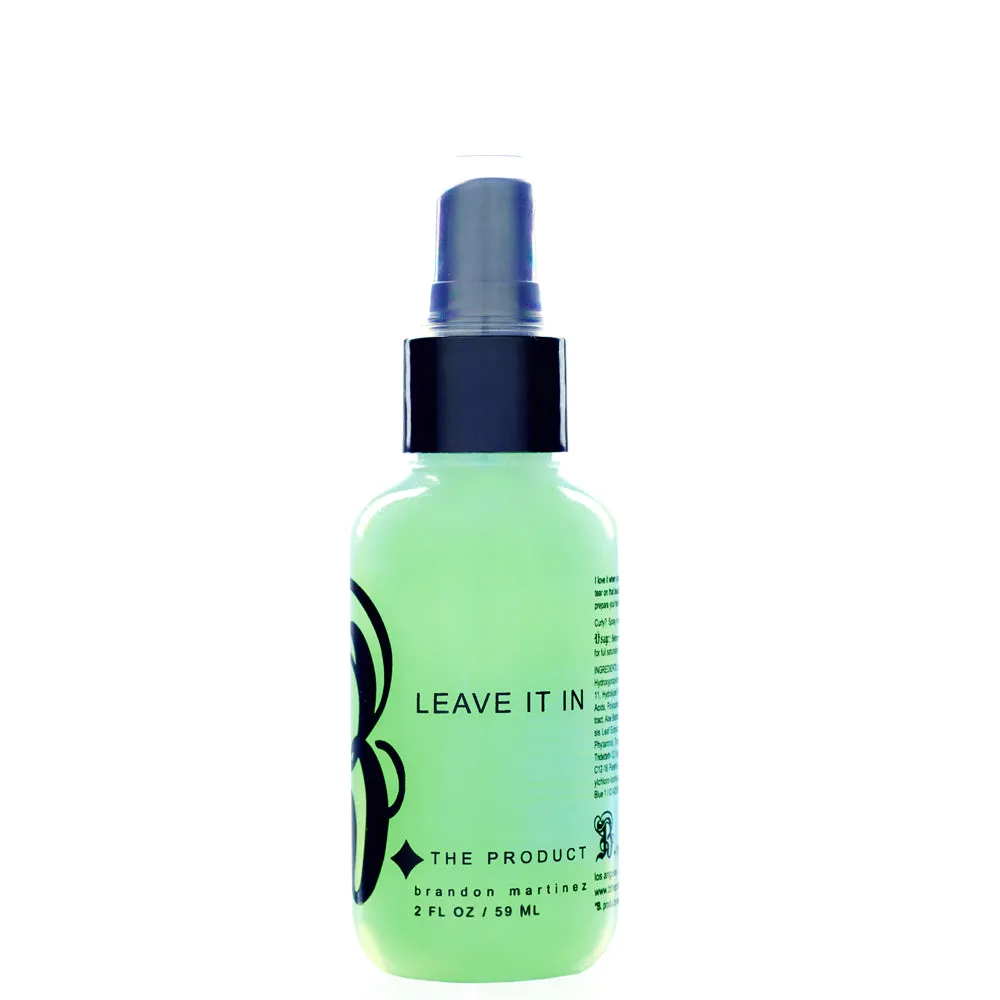 Leave In Conditioner & Thermal Protector For Dry & Damaged Hair, Hydrating Shine Spray & Detangler B. The Product 8oz.