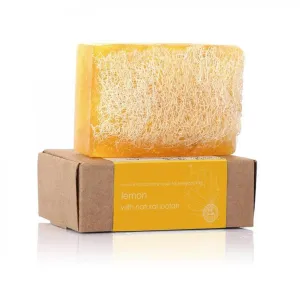 Lemon Soap with Loofah