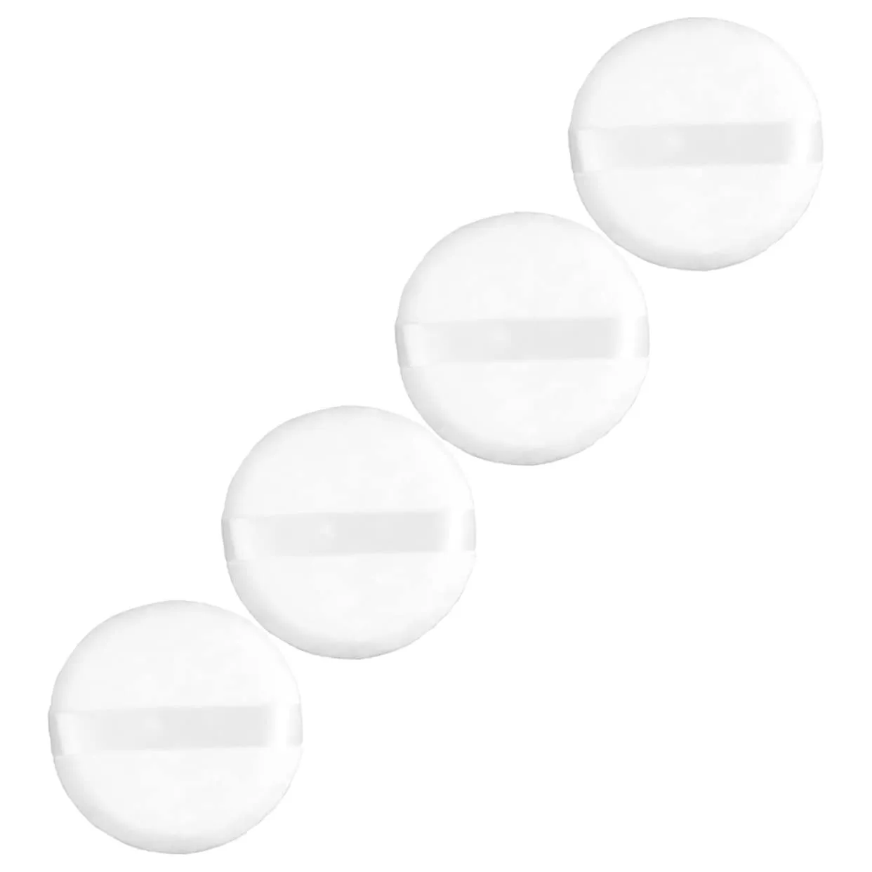 LIFKOME 4pcs Fluffy Cosmetic Powder Large Soft Body Powder Puff for Smooth Application present for Makeup Lovers Lightweight and Skin Friendly