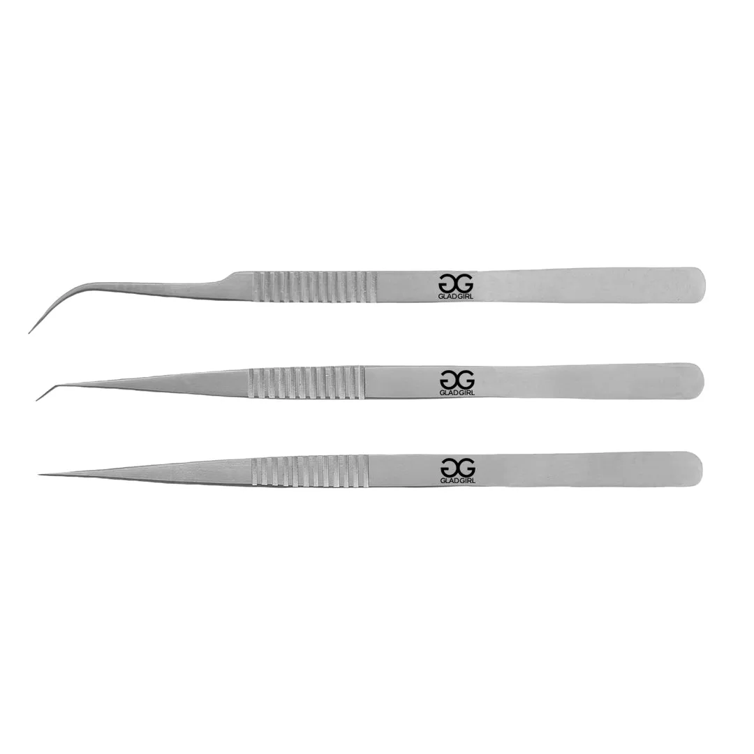 Light Lashing Inox - Eyelash Extension Tweezer Kit