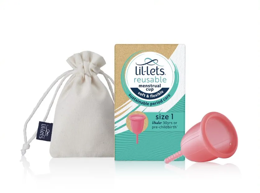 Lil-Lets Reusable Menstrual Cup - Size 1 - For those under 30yrs or Pre-birth.