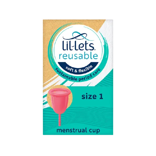 Lil-Lets Reusable Menstrual Cup - Size 1 - For those under 30yrs or Pre-birth.