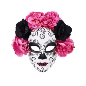 Lili Day of the Dead Sugar Skull Deluxe Masquerade Mask