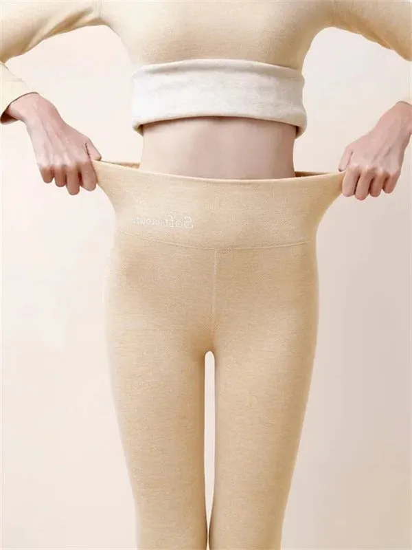 Lined slimming leggings