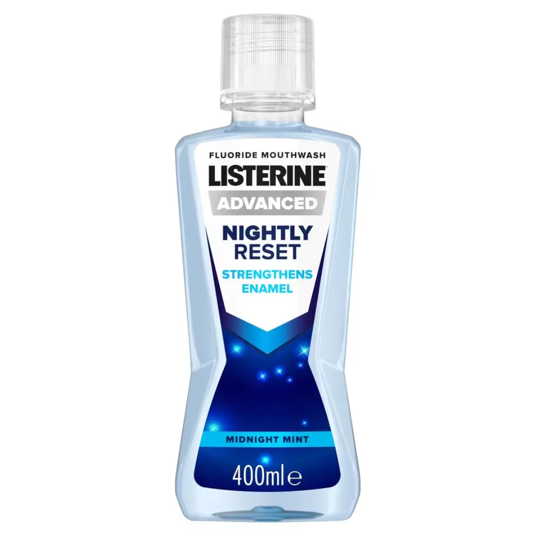Listerine Advanced Nightly Reset Mouthwash 400ml (T)