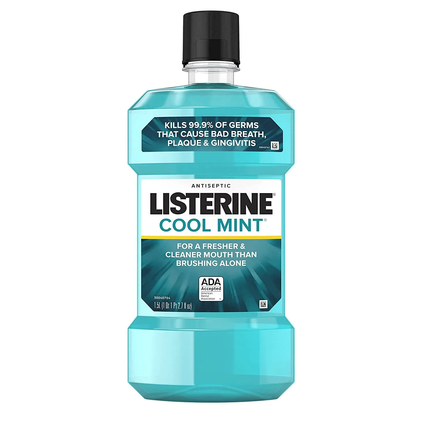 Listerine Antiseptic Mouthwash, Cool Mint, 1.5 Liters