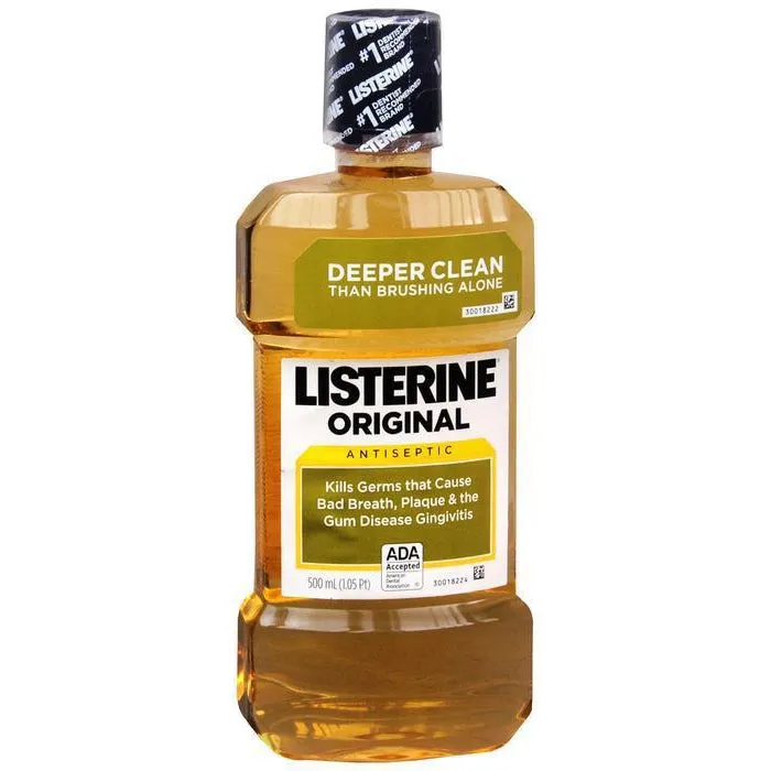 Listerine Original Oral Care Antiseptic Mouthwash - 500 ml