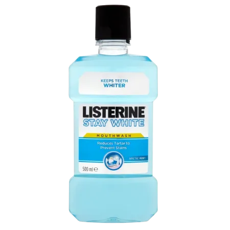 Listerine Stay White Mouthwash - 500ML