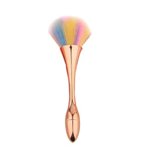 Loose Powder Makeup BrushMakeup Brush Soft Hair Mini Small Waist Makeup Brush Portable Loose Powder Brush Blush Brush Professional Cosmetics Beauty Makeup Special Soft Black Bottom Red Hair (rose gold