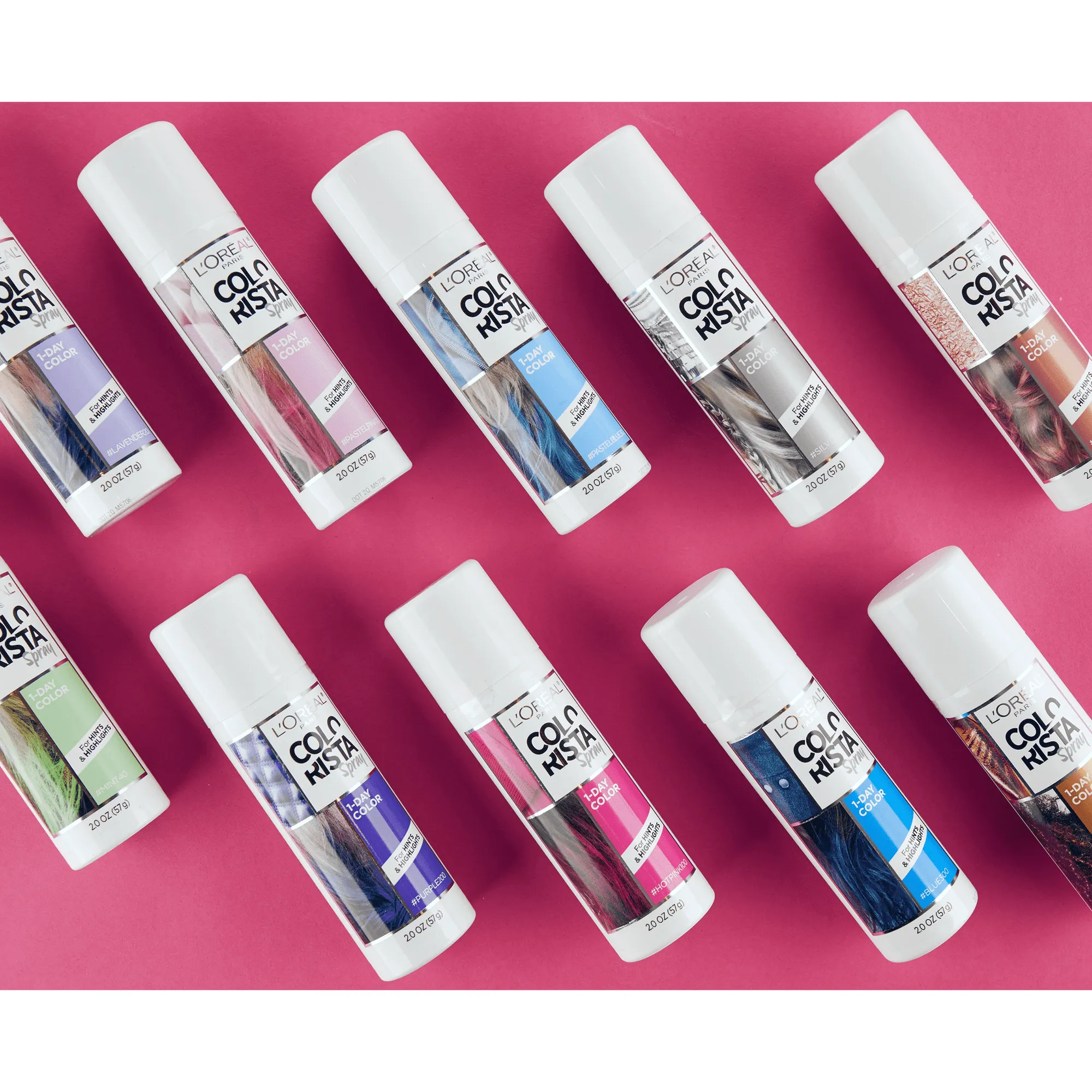 L'Oreal Paris Colorista 1 Day Hair Color Spray, 02 Rose Gold, 2 oz