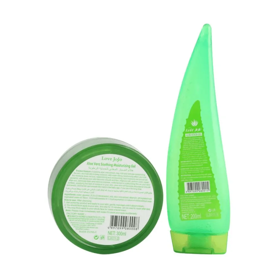 Love Jojo 99% Aloe Vera Gift Box Moisturizing Gel 300ml & Scrub Gel 200ml
