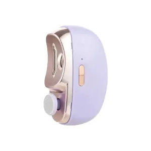 Low Noise Rechargeable 2 in 1 Electric Nail Clipper With LED Light For Suitable for All Ages Nail File Trimmer Grooming Kit