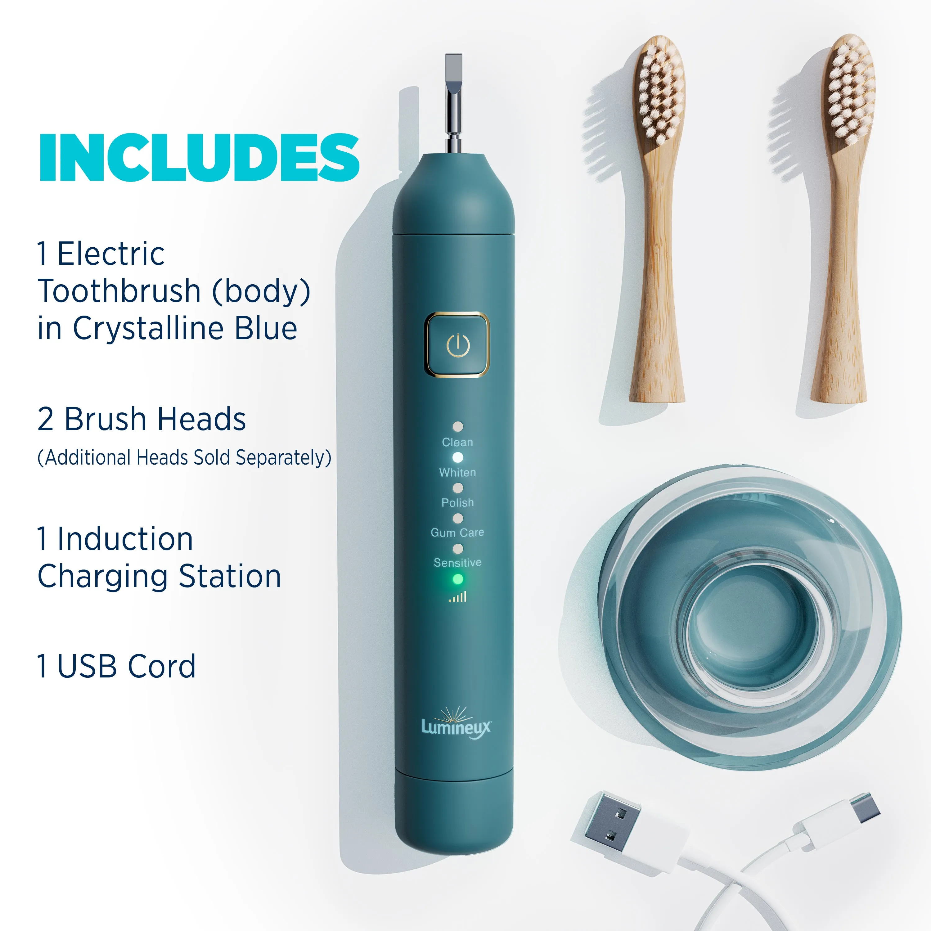 Lumineux® Sonic Electric Toothbrush (Deep Ocean)