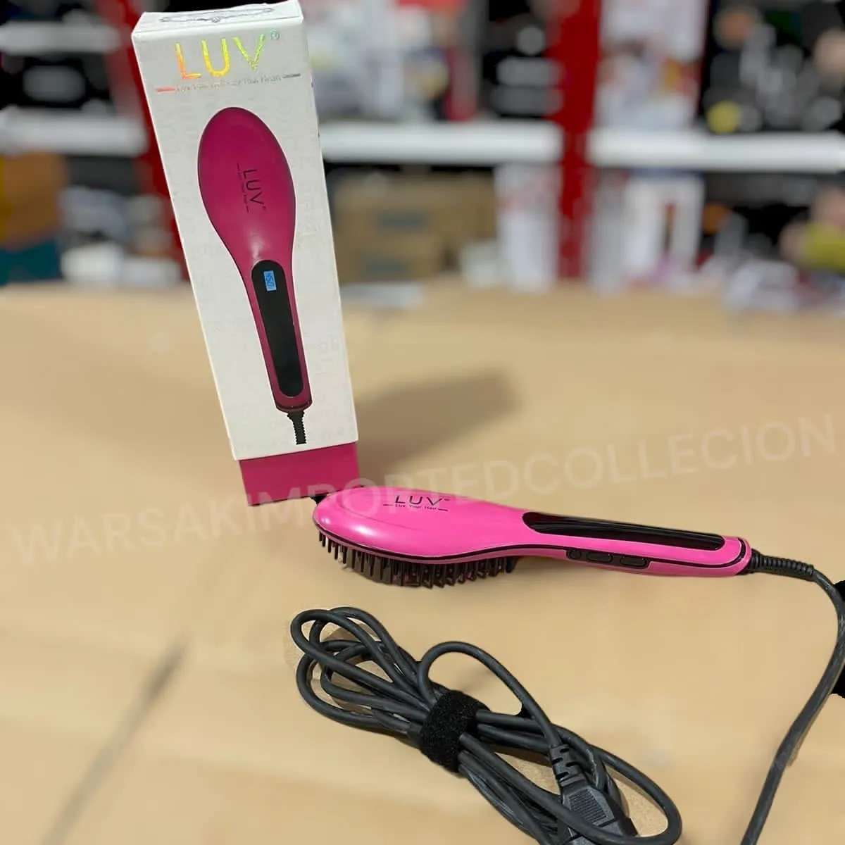 LUV Hair Straightener Brush
