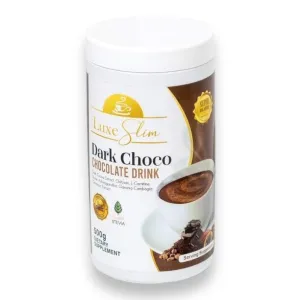 Luxe Slim - Dark Choco - Dark Chocolate Drink - Half Kilo Canister - 500g