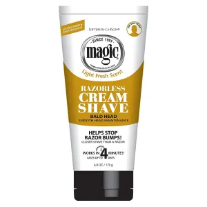 Magic Bald Head Razorless Cream Shave 6 OZ