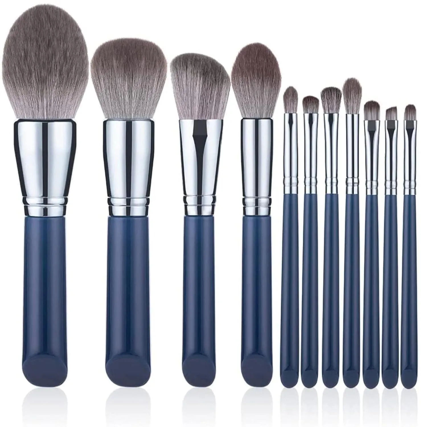 Makeup Brush Makeup Brushes Set 11pcs Large Loose Powder Foundation Highlight Contour EyeShadow Oblique Eyebrow Soft Hair