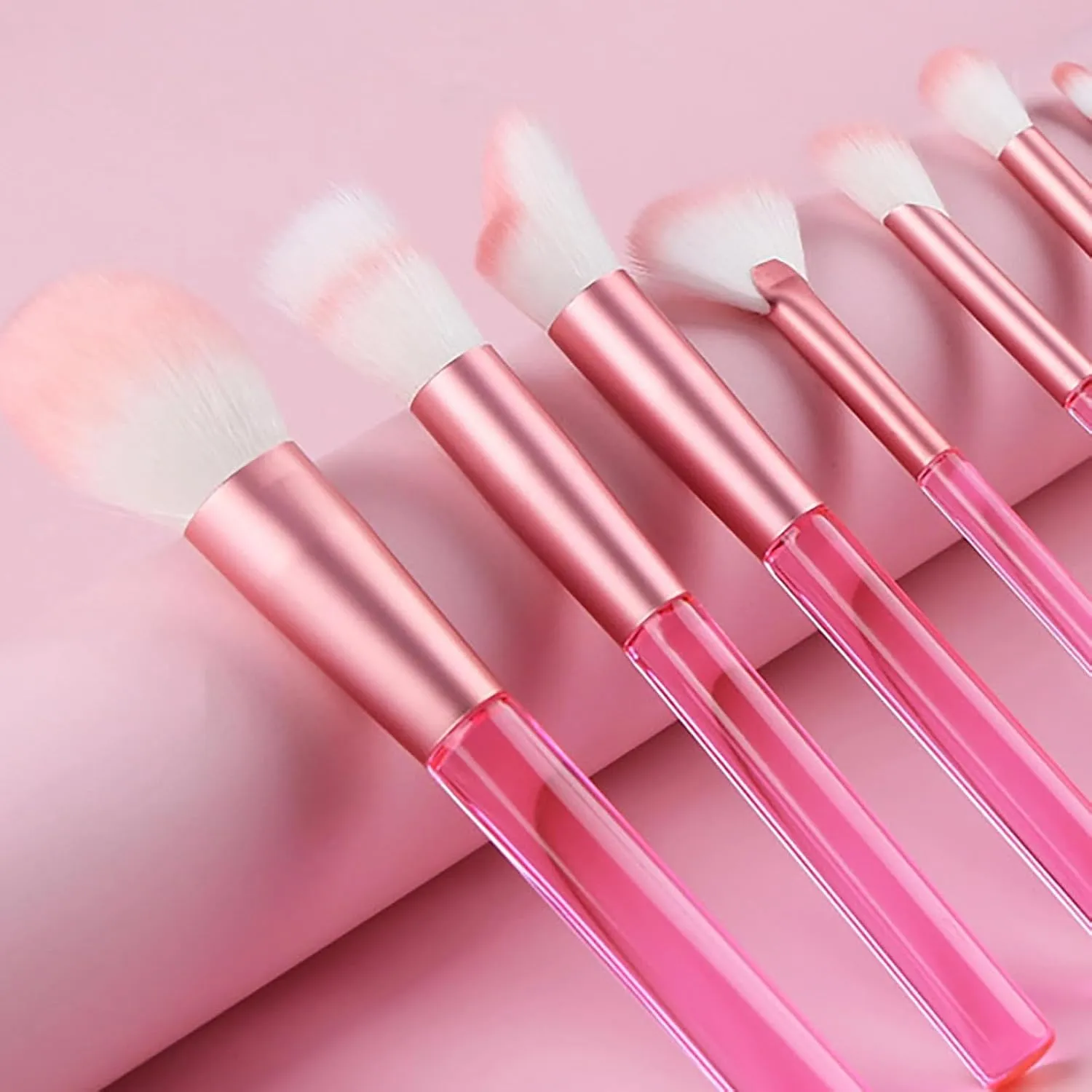 Makeup Brush Set with Organizer Bag, 9 Pcs Premium Synthetic Powder Foundation Brush,Eyeliner Blending Eyeshadow Contour Concealer Brushes,Gifts for Women