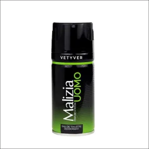 Malizia Uomo Vetyver Eau De Toilette Deodorant 150ml