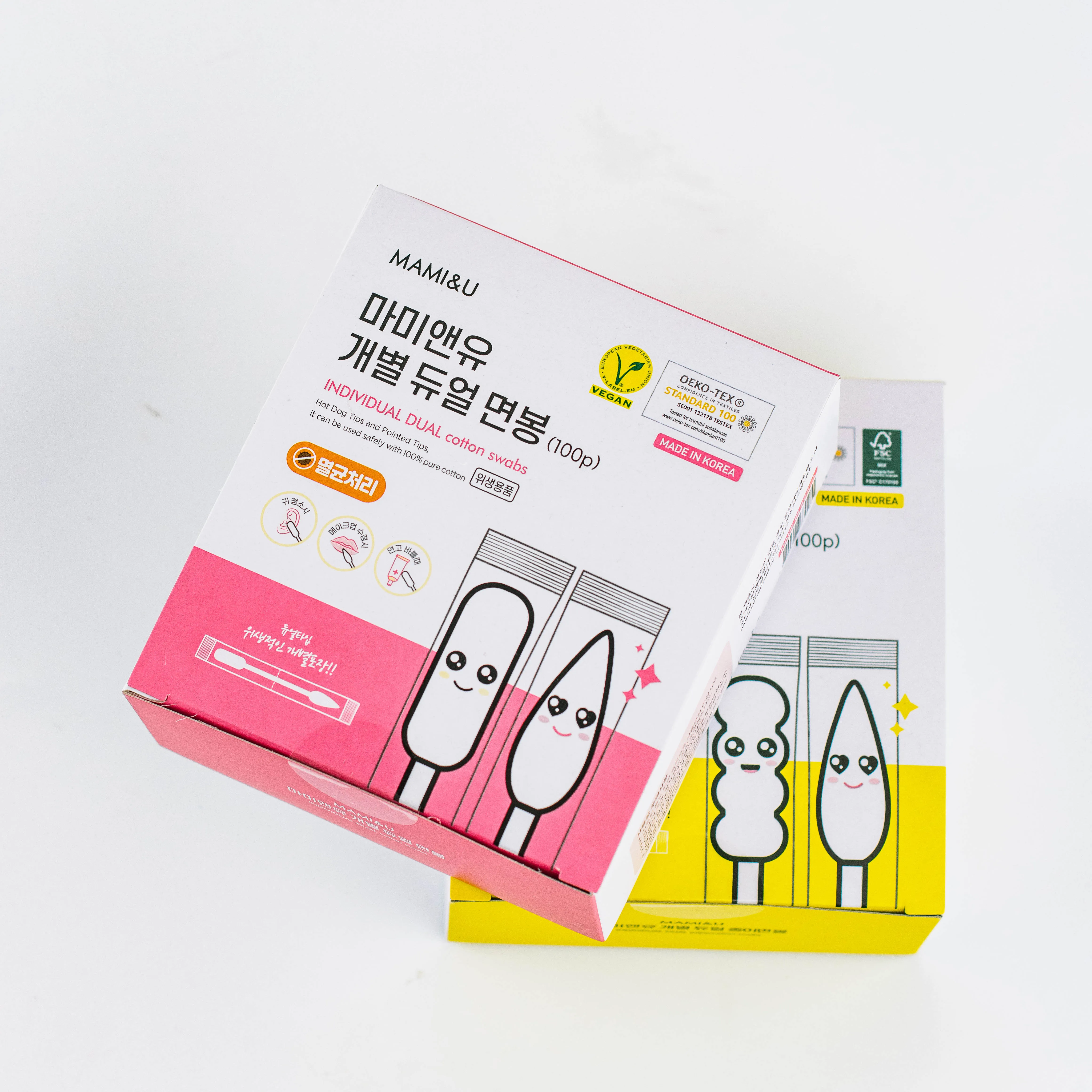 Mami&U Individual Dual Cotton Swabs 100P