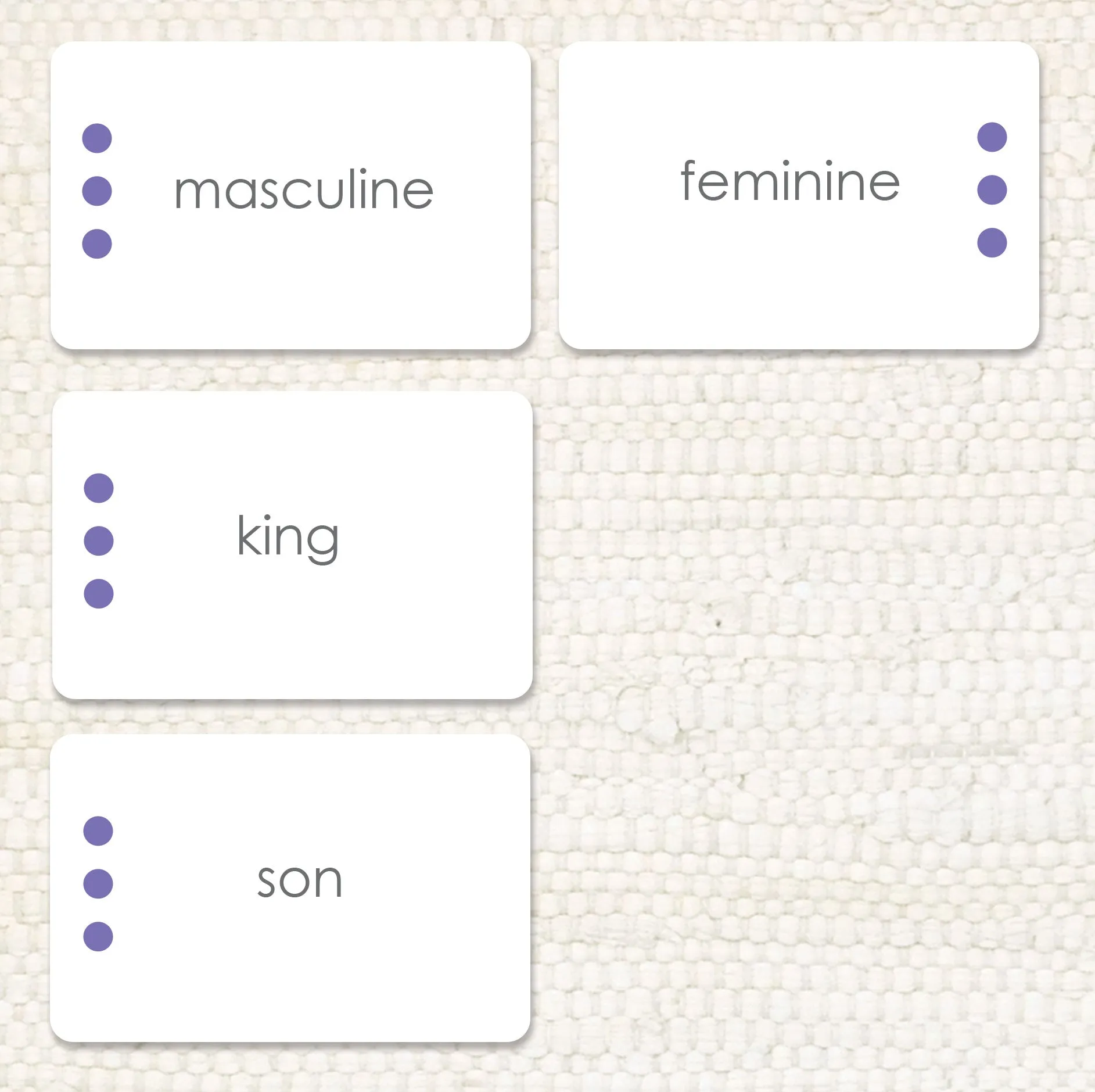 Masculine & Feminine