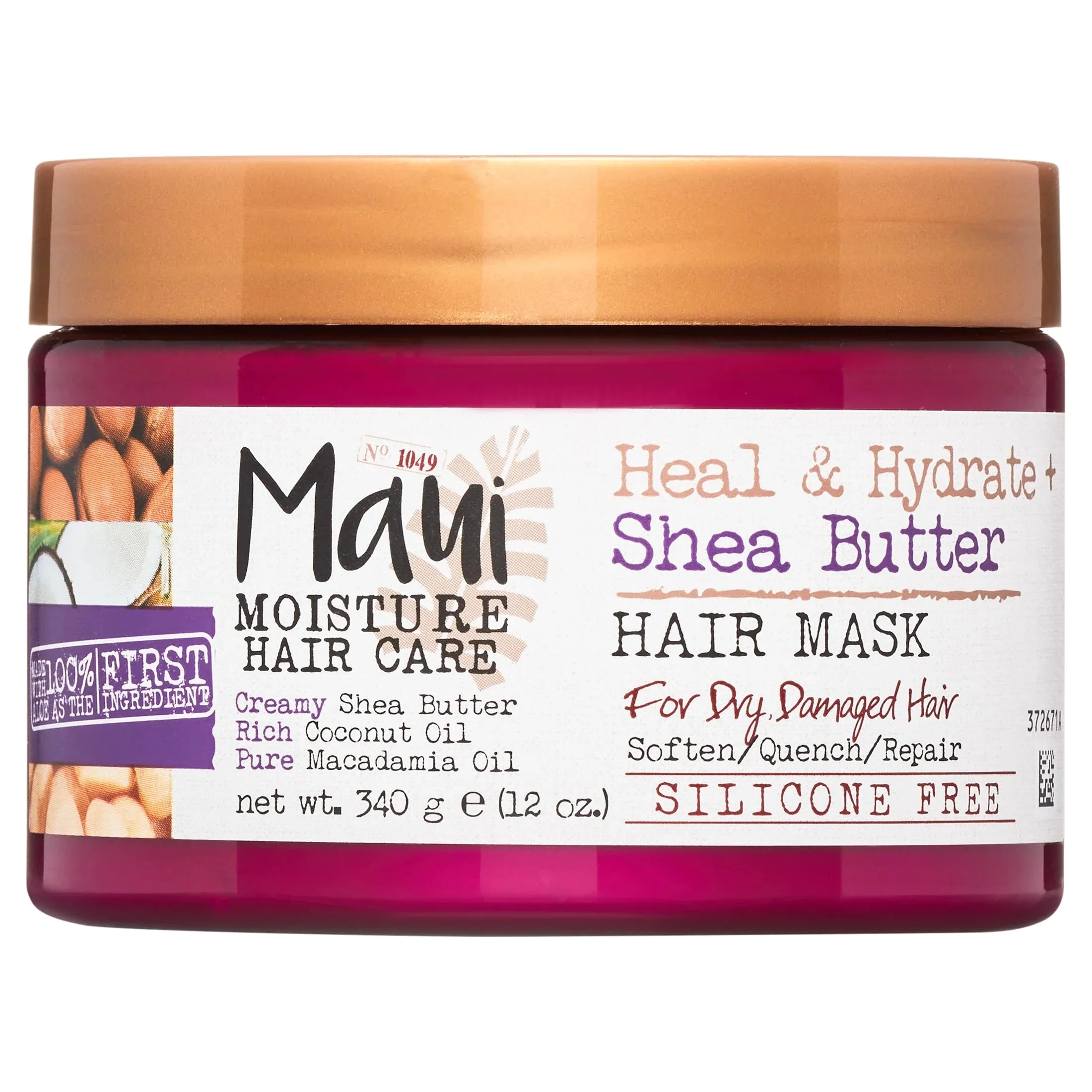 MAUI MOISTURE Heal & Hydrate   Shea Butter Hair Mask ماسك الشعر بزبده الشيا