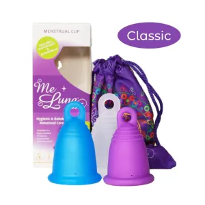 MeLuna Menstrual Cup (USA/FDA version), Ring, Classic