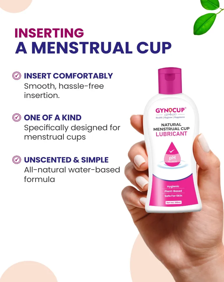 Menstrual Cup Lubricant Water Based