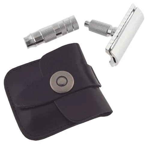 Merkur Travel Double-Edge Safety Razor & Case