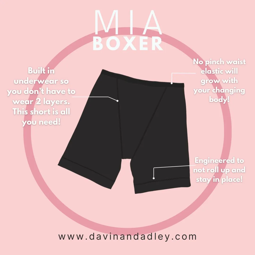 Mia Boxer Short - Maternity & Postpartum Recovery Underwear - (NON-RETURNABLE)